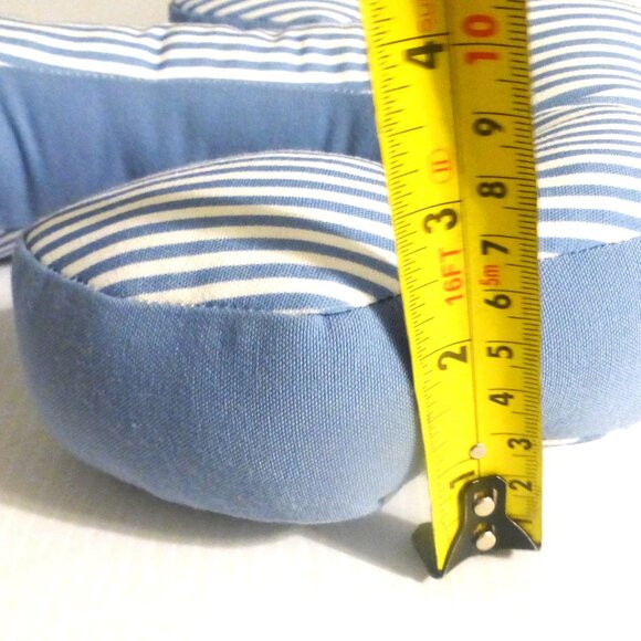 CUSH1 - Pair of ANCHOR CUSHIONS Nautical Ship Boat Cottage Camp Beach Fishing - Picture 5 of 6